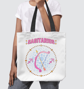 Sagitarius Basketweave Tote Bag | Zodiac Series 1 - Beyond T-shirts